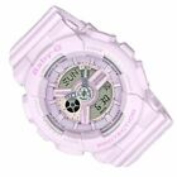 Casio Baby-G BA110 Pink Color Resin Band Watch BA1